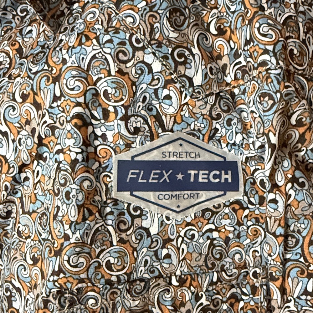 Woman Panhandle Rough Stock Button Western Shirt large western print flex tech - Picture 4 of 7